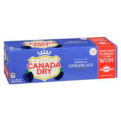 Canada Dry - Blackberry Ginger Ale, 12 Each