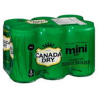 Canada Dry - Ginger Ale Zero Sugar, 222 Millilitre