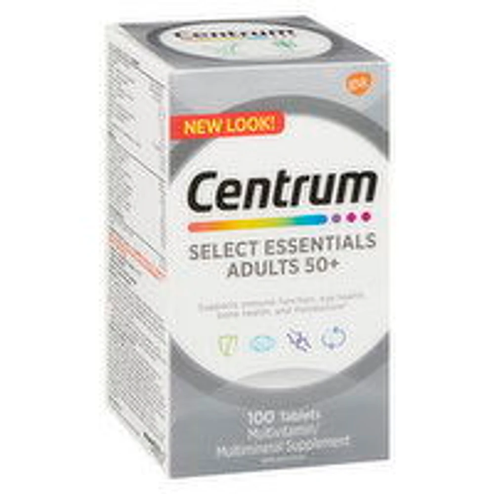 Centrum - Select Essentials Adults 50+, 100 Each