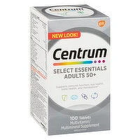Centrum - Select Essentials Adults 50+, 100 Each