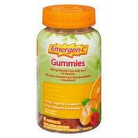 Emergen-C - Gummies -  Orange, Tangerine & Raspberry, 45 Each