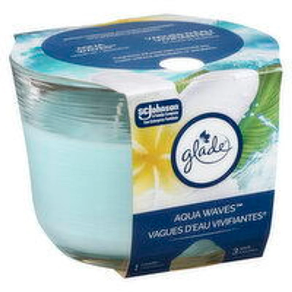 Glade - GLADE Invigorating Aqua Wave 3 wick, 1 Each
