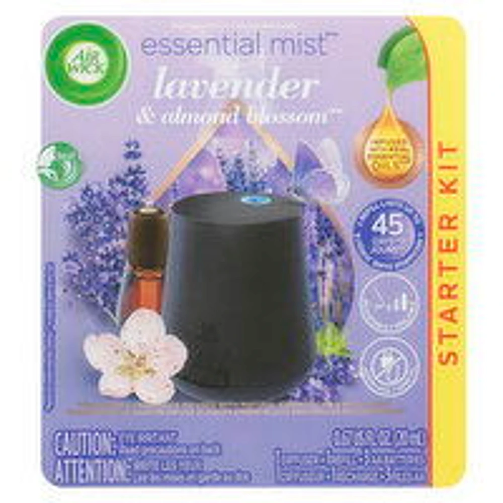 Airwick - Essential Mist Kit - Lavender & Almond Blossom, 1 Each