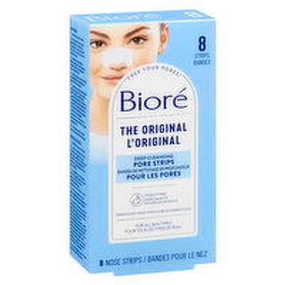 Biore - Deep Cleaning Pore Strips, 8 Each