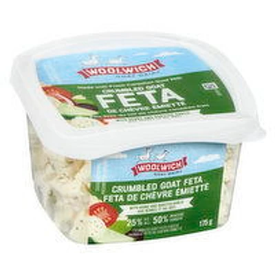 Woolwich Dairy - Goat Feta Crumble - Garlic Herb, 175 Gram