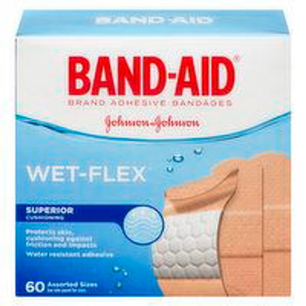 Band-Aid - Wet-Flex Bandages, 60 Each