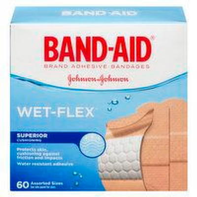 Band-Aid - Wet-Flex Bandages, 60 Each