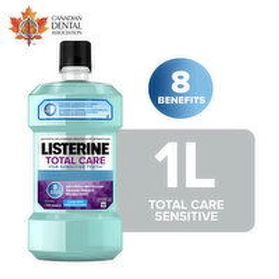 Listerine - Total Care Mouthwash Sensitive Teeth, 1 Litre