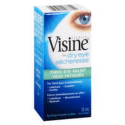 Visine - Visine Tired Eye & Dry Relief Drops, 15 Millilitre