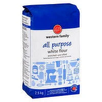 Western Family - All Purpose White Flour, 2.5 Kilogram