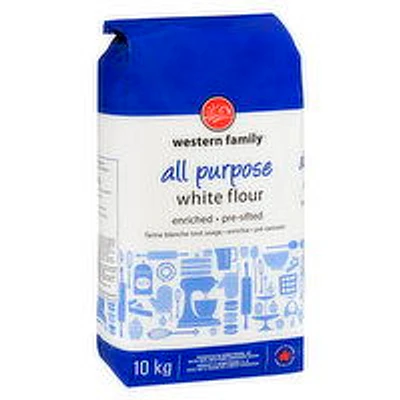 Western Family - All Purpose White Flour, 10 Kilogram