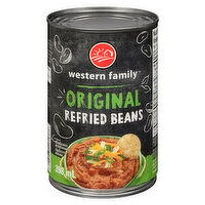Western Family - Original Refried Beans, 398 Millilitre