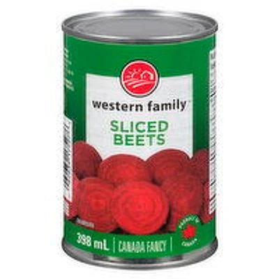 Western Family - Sliced Beets, 398 Millilitre