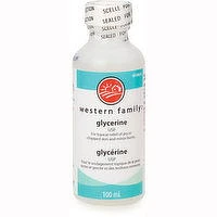 Western Family - Western Family Glycerine, 100 Each