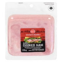 Western Family - Sliced Cooked Ham, 175 Gram