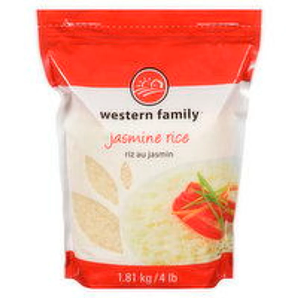 Western Family - Jasmine Rice, 1.81 Kilogram
