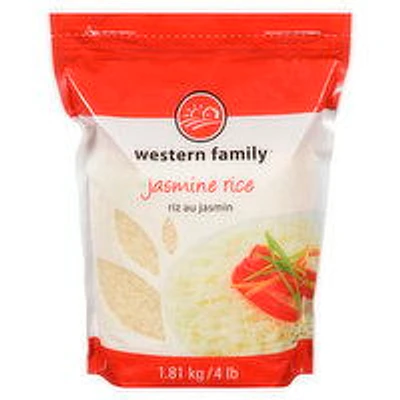 Western Family - Jasmine Rice, 1.81 Kilogram