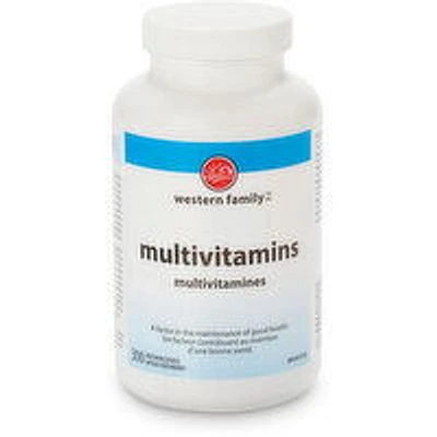 Western Family - Multivitamin, 300 Each