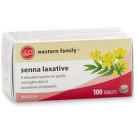 Western Family - Senna Laxative, 100 Each