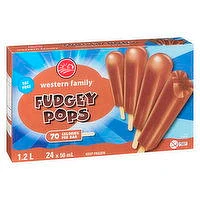 Western Family - Jr Fudge Pops, 24 Each
