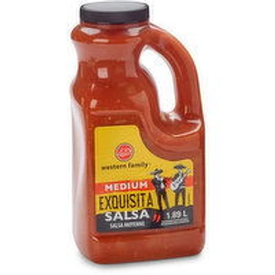 Western Family - Exquisita - Medium Salsa, 1.89 Litre