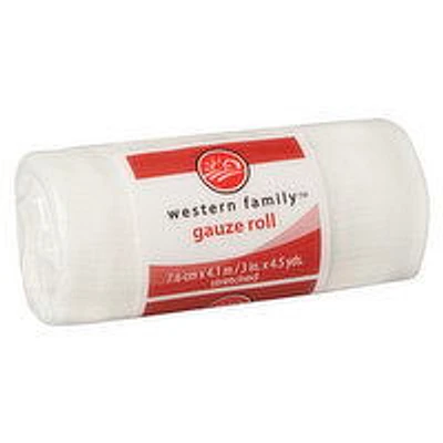 Western Family - Gauze Roll, 1 Each