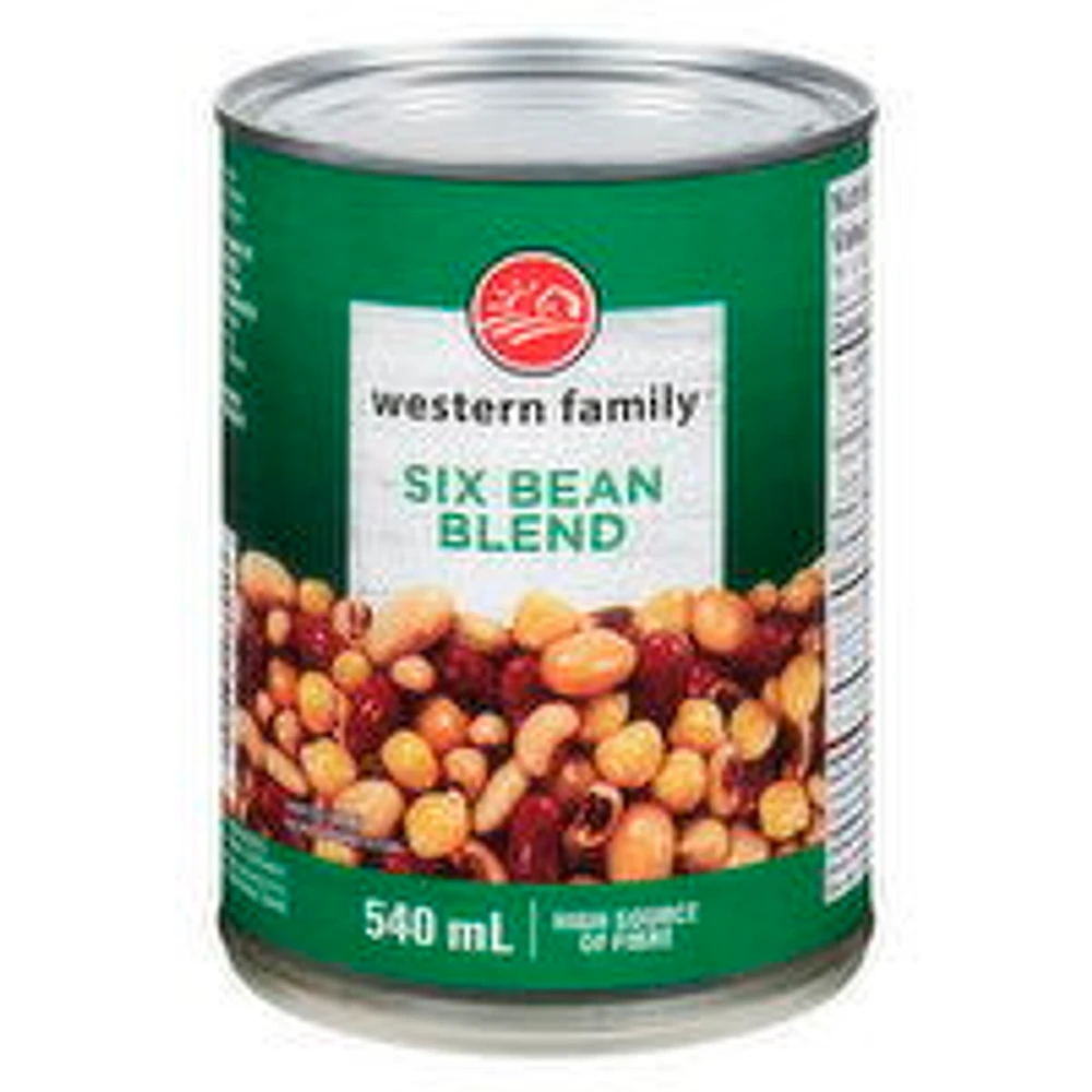 Western Family - Six Bean Blend, 540 Millilitre