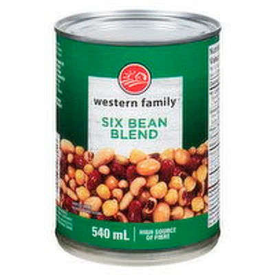 Western Family - Six Bean Blend, 540 Millilitre