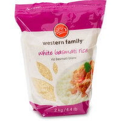 Western Family - White Basmati Rice, 2 Kilogram