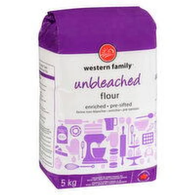 Western Family - All Purpose Flour, Unbleached, 5 Kilogram
