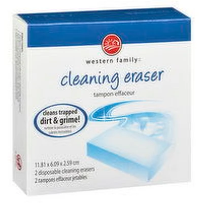 Western Family - Cleaning Eraser, 2 Each