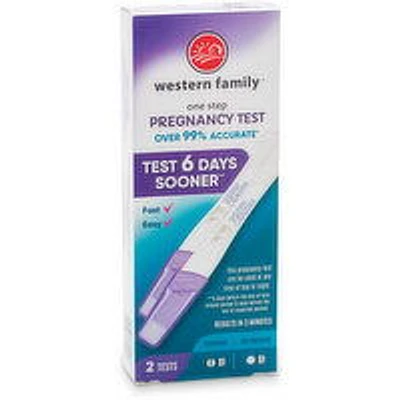 Western Family - WF Rapid Detection Pregnancy Test, 2 Each