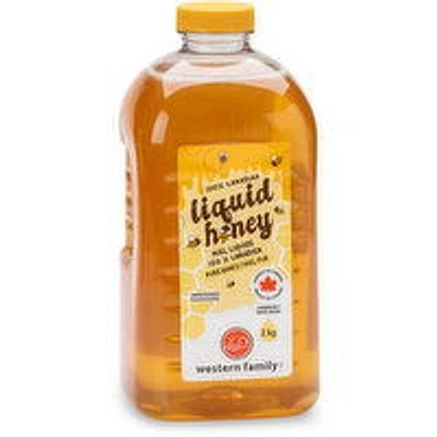 Western Family - 100% Canadian Liquid Honey, 2 Kilogram