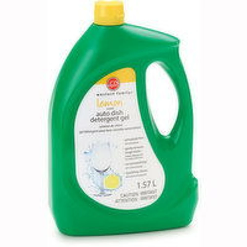 Western Family - Automatic Dishwashing Gel - Lemon Scent, 1.57 Litre