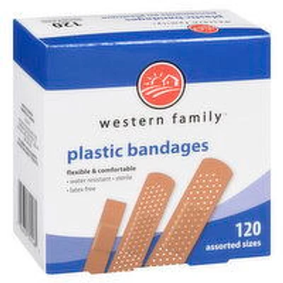 Western Family - Plastic Bandages Assorted