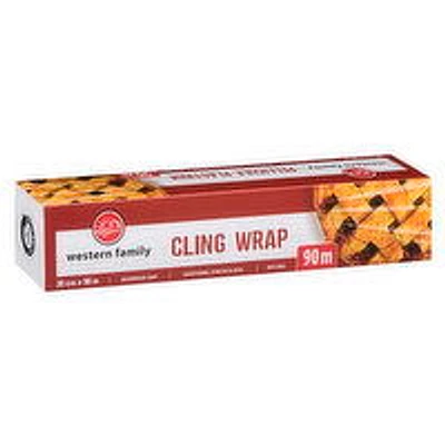 Western Family - Cling Wrap, Plastic Wrap 90m, 1 Each