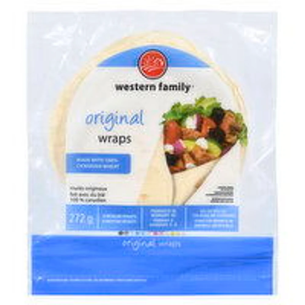 Western Family - Original Wraps Medium, 8 Each