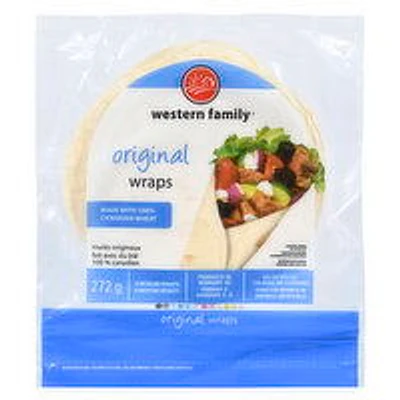 Western Family - Original Wraps Medium, 8 Each