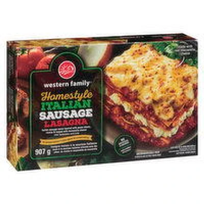 Western Family - Homestyle Meat Lasagna Italian Sausage, 907 Gram