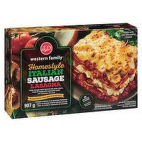 Western Family - Homestyle Meat Lasagna Italian Sausage, 907 Gram