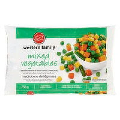 Western Family - Mixed Vegetables, 750 Gram