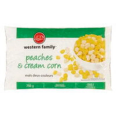 Western Family - Frozen Vegetables - Peaches & Cream Corn, 750 Gram