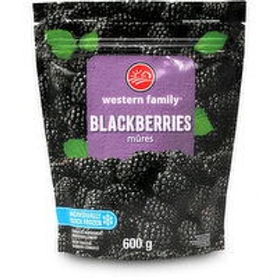 Western Family - Blackberries, 600 Gram