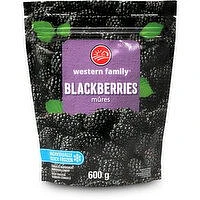 Western Family - Blackberries, 600 Gram