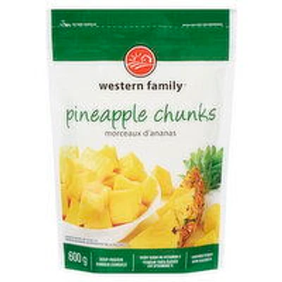 Western Family - Pineapple Chunks, 600 Gram