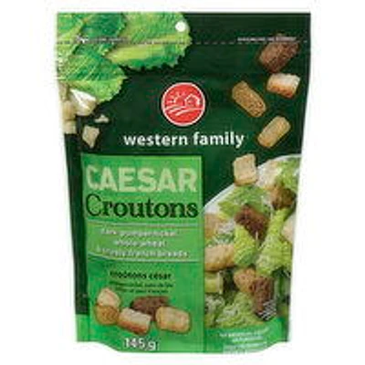Western Family - Croutons, Caesar, 145 Gram