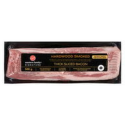 Western Family - Hardwood Smoked Bacon Thick Sliced, 500 Gram
