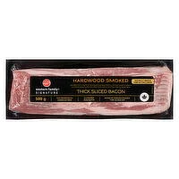 Western Family - Hardwood Smoked Bacon Thick Sliced, 500 Gram
