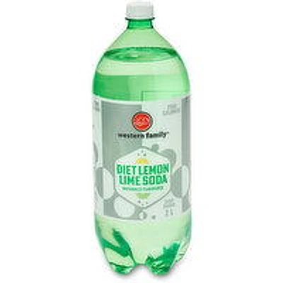 Western Family - Diet Lemon Lime Soda, 1 Each