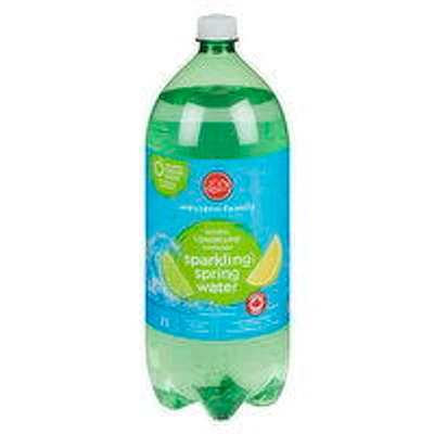 Western Family - Lemon Lime Sparkling Water 2L Bottle, 1 Each